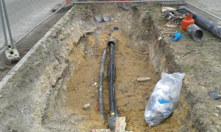 Raychem 33kV Heat Shrink Cable Joints In Cable Trench & Cable Ducted 